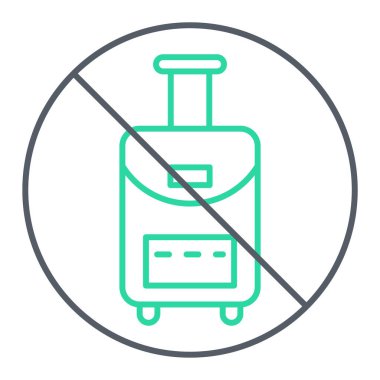 valiz simgesi çizimi yok