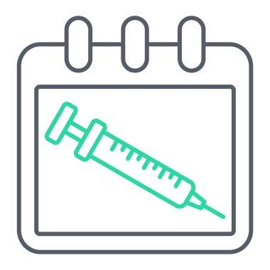 Şırınga ikonu vektör çizimi