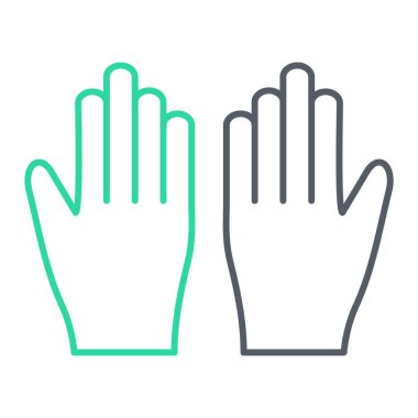 el simgesinin vektör illüstrasyonu