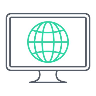 izleyici simgesi, vektör illüstrasyonu