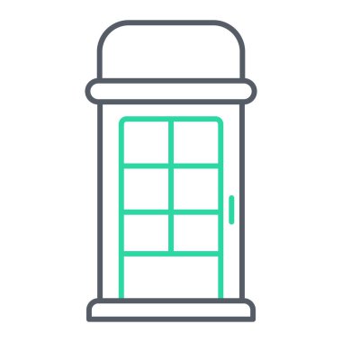 kule ikon vektör illüstrasyonu