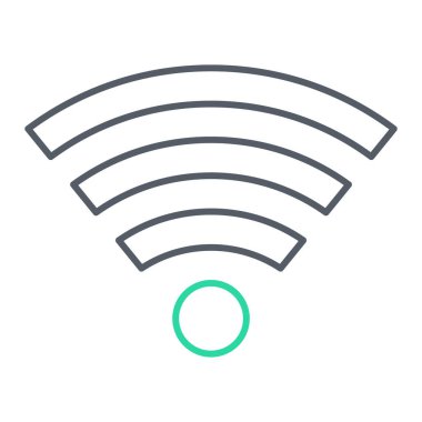 wifi simgesi vektör illüstrasyonu