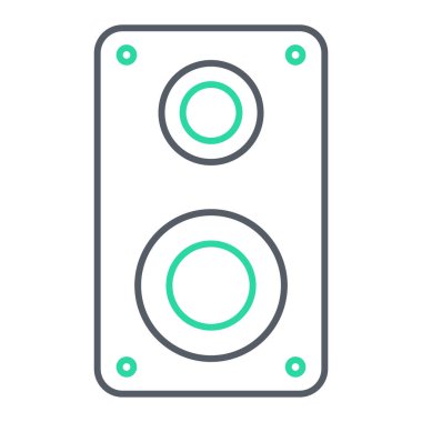 hoparlör vektör illüstrasyonu