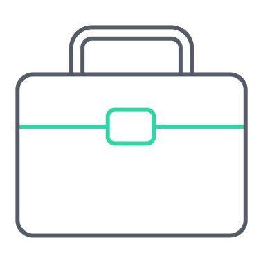 evrak çantası ikonu vektör illüstrasyonu