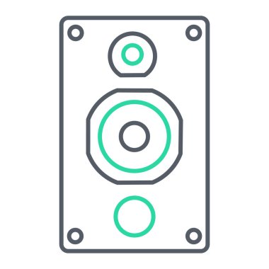 Müzik çalar simgesinin vektör illüstrasyonu