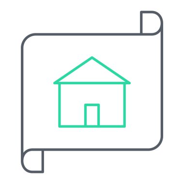 ev simgesi vektör illüstrasyonu