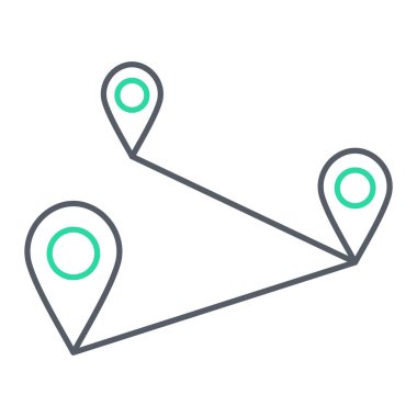 gps konum simgesi vektör illüstrasyon tasarımı