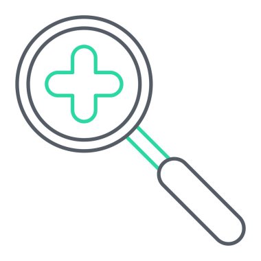 Arama simgesi vektör illüstrasyonu