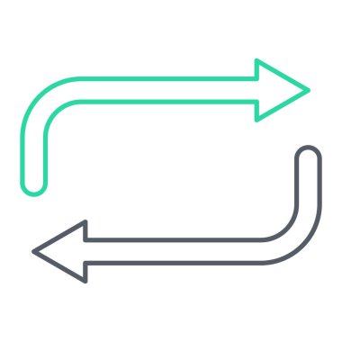 Oklar. Web simgesi basit illüstrasyon