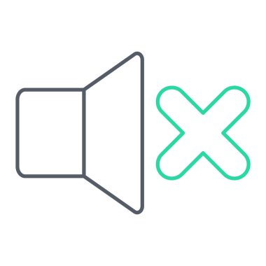 ses simgesi vektör illüstrasyonu