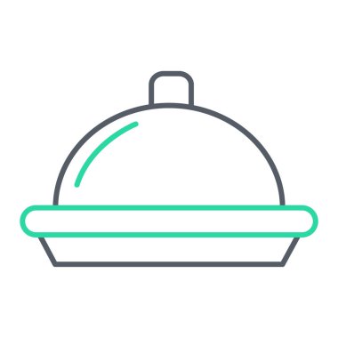 Çanak simge vektör çizim