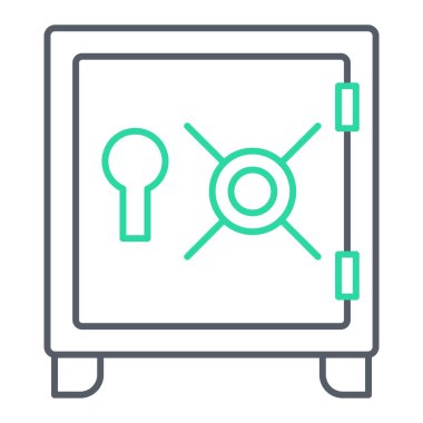 güvenli vektör ikonu düzenlenebilir ağ ve mobil çizim simgeleri