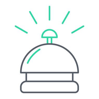 Otel saat simgesi vektör illüstrasyonuName