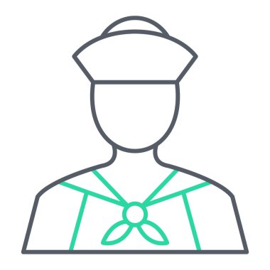 Beyaz arkaplanda izole edilmiş basit bir simge