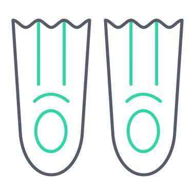 Palet simgesi vektörü beyaz arkaplanda izole, terlikler şeffaf işaret