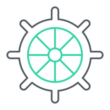 direksiyon simgesi vektör illüstrasyonu