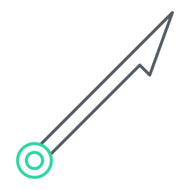 ok simgesi vektör illüstrasyonu