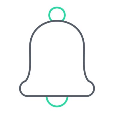 Çan simgesi vektör illüstrasyonu