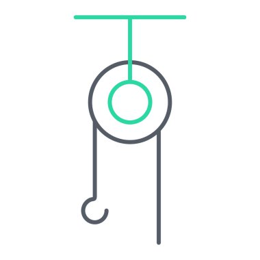 Scooter ikonu. Web için bisiklet vektör simgelerinin özet çizimi