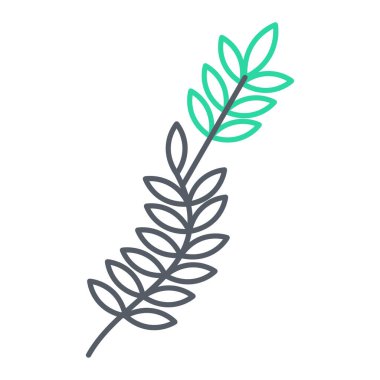 Buğday simgesi vektör illüstrasyonu