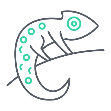 balık simgesi vektör illüstrasyonu