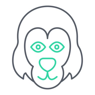 Yürekli baykuşun çizgi simgesi