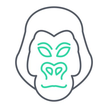 Vampir maskesinin çizgi simgesi