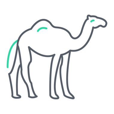 Deve Simgesi Vektör tasarımı