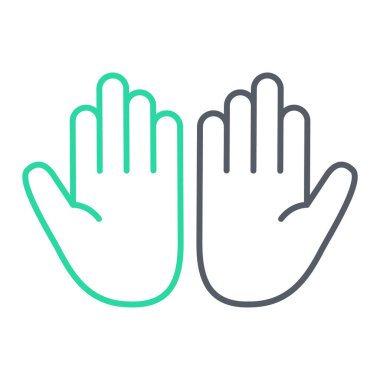 el simgesi vektör illüstrasyonu