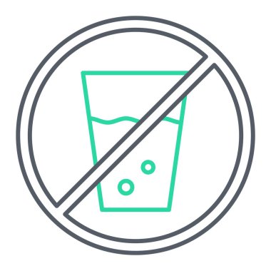 Bir bardak bira ikonunun vektör çizimi