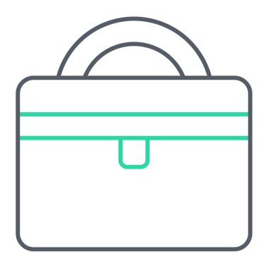 evrak çantası ikonu vektör illüstrasyonu