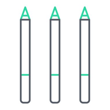 kalem simgesi vektör illüstrasyonu