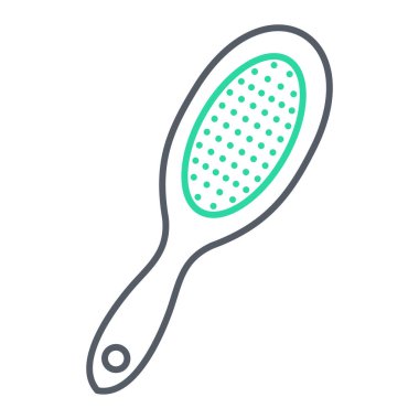 tarak simgesi. beyaz arkaplanda izole edilmiş web tasarımı için berber vektör sembolü unsurları çizgi filmi