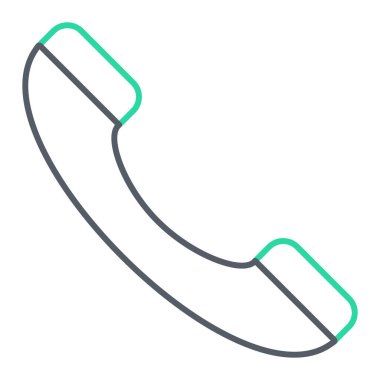 - Telefon. Web simgesi basit illüstrasyon