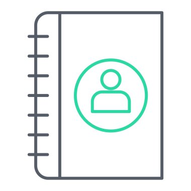 kitap simgesi vektör illüstrasyonu