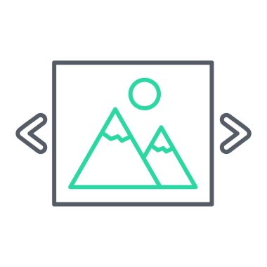 resim simgesi vektör illüstrasyonu