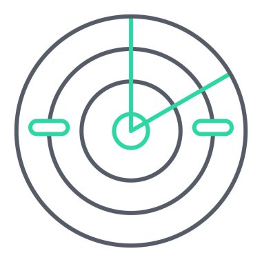 hedef simge vektör illüstrasyonu