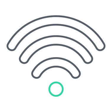 wifi simgesi vektör illüstrasyonu