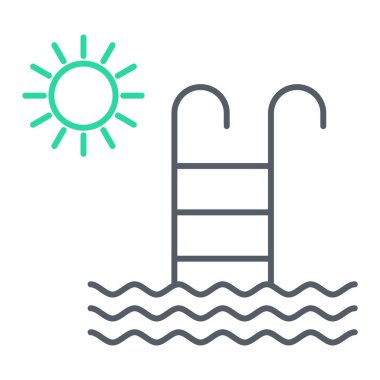 su simgesi vektör illüstrasyonu