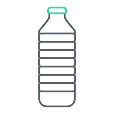 şişe simgesi, vektör illüstrasyonu