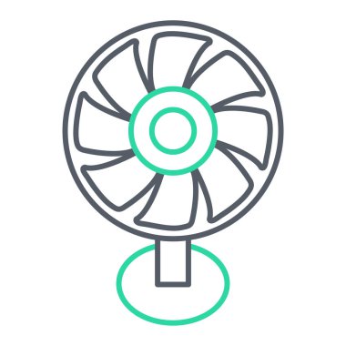 fan simgesi vektör illüstrasyonu