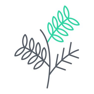 bitki simgesi vektör illüstrasyonu