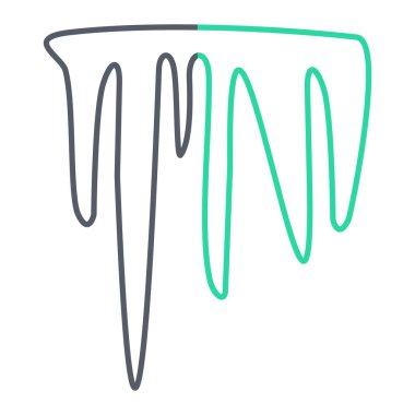 Bir el çizimi fırça setinin vektör çizimi