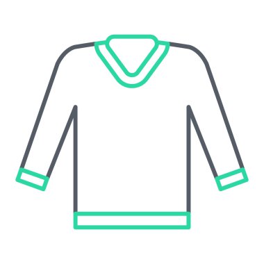 Kazak ikonu. vektör illüstrasyonu