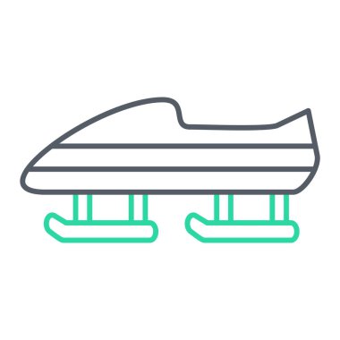 Sandalyenin çizgi simgesinin vektör illüstrasyonu