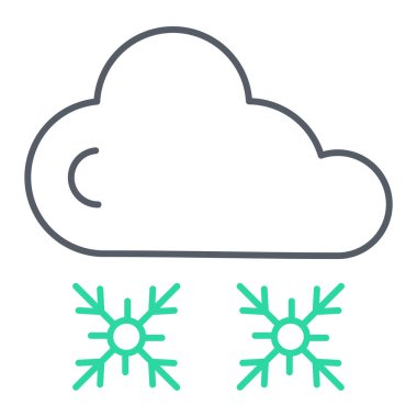 Bulut. Web simgesi basit illüstrasyon