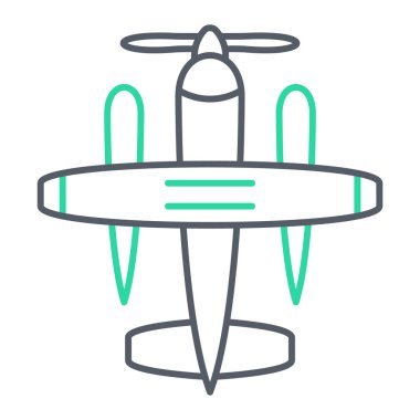 Web ve mobil uygulama tasarımınız için beyaz arkaplanda izole edilmiş uçak simgesi vektörü, uçuş logosu konsepti