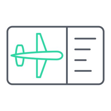 seyahat simgesi vektör çizimi