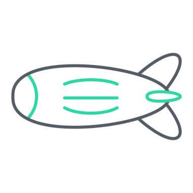 uçak ikonu vektör illüstrasyonu