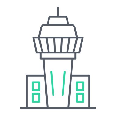 Deniz feneri simgesinin vektör illüstrasyonu